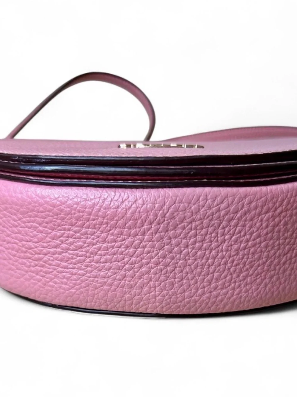 Coach Ellen Saddle Flap Pink Crossbody Bag